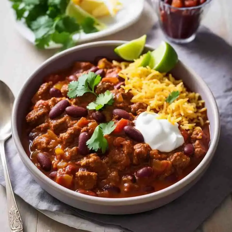 Mary Berry Chilli With Mango Chutney