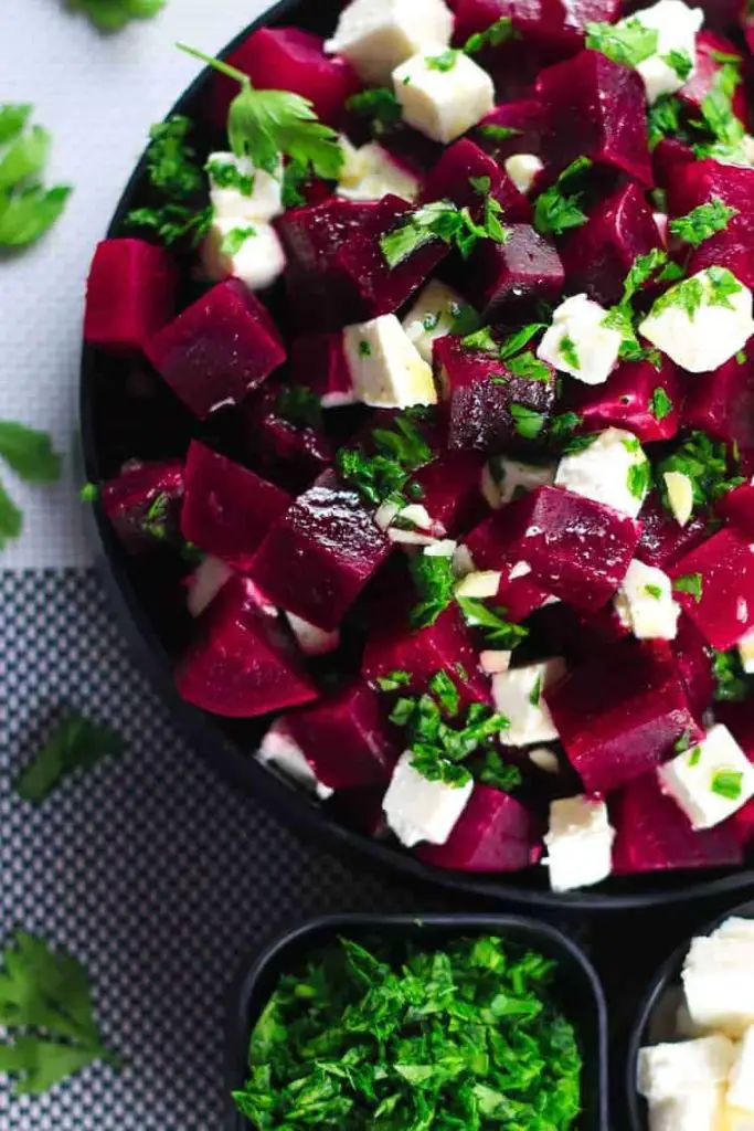 Beetroot and Feta Cheese Salad