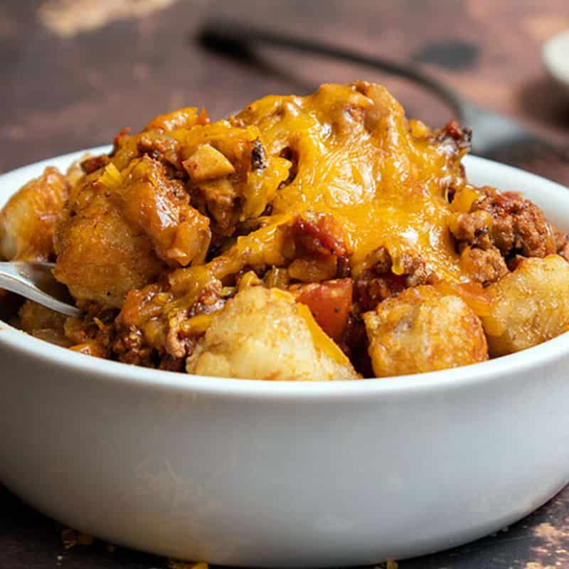 Easy Pioneer Woman Chili Cheese Tots Recipe