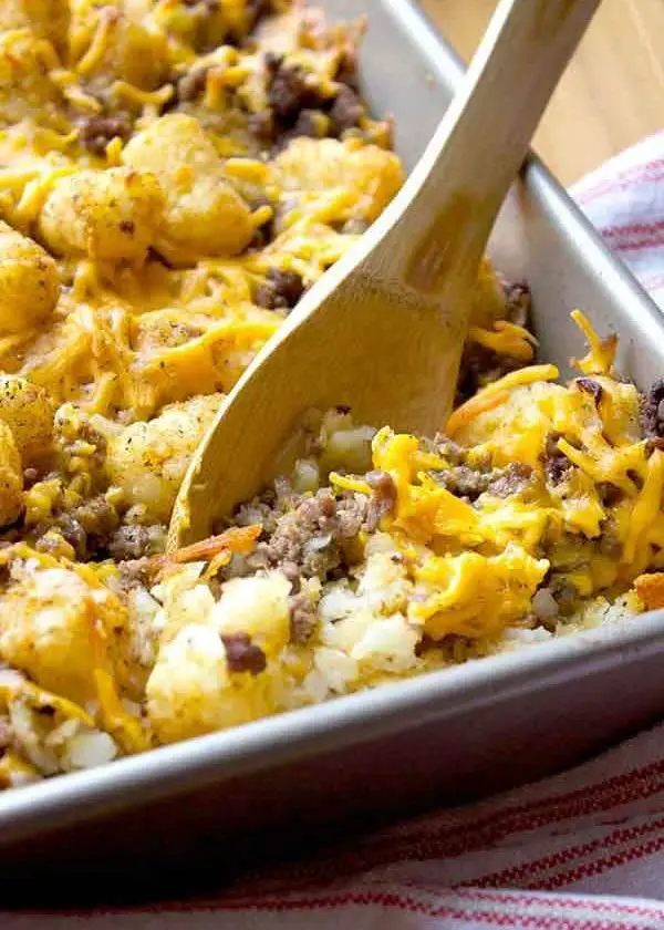 Hillbilly Hamburger Casserole