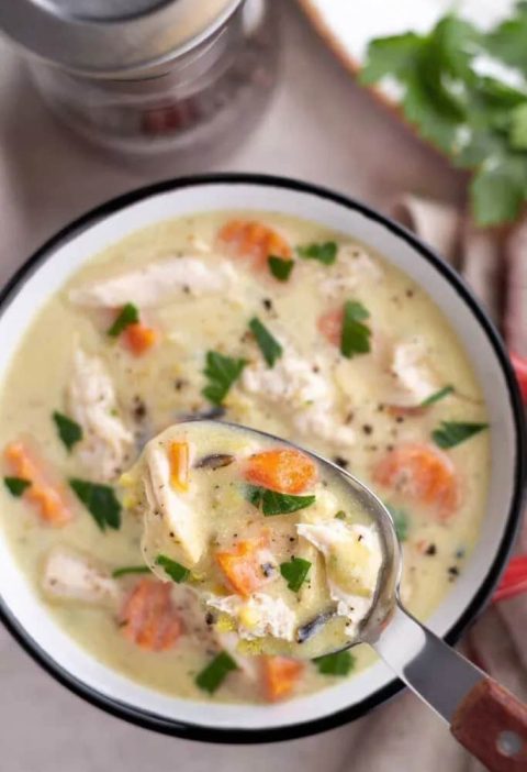 Pioneer Woman Creamy Chicken Noodle Soup Recipe