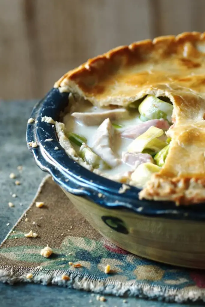 James Martin Chicken and Leek Pie