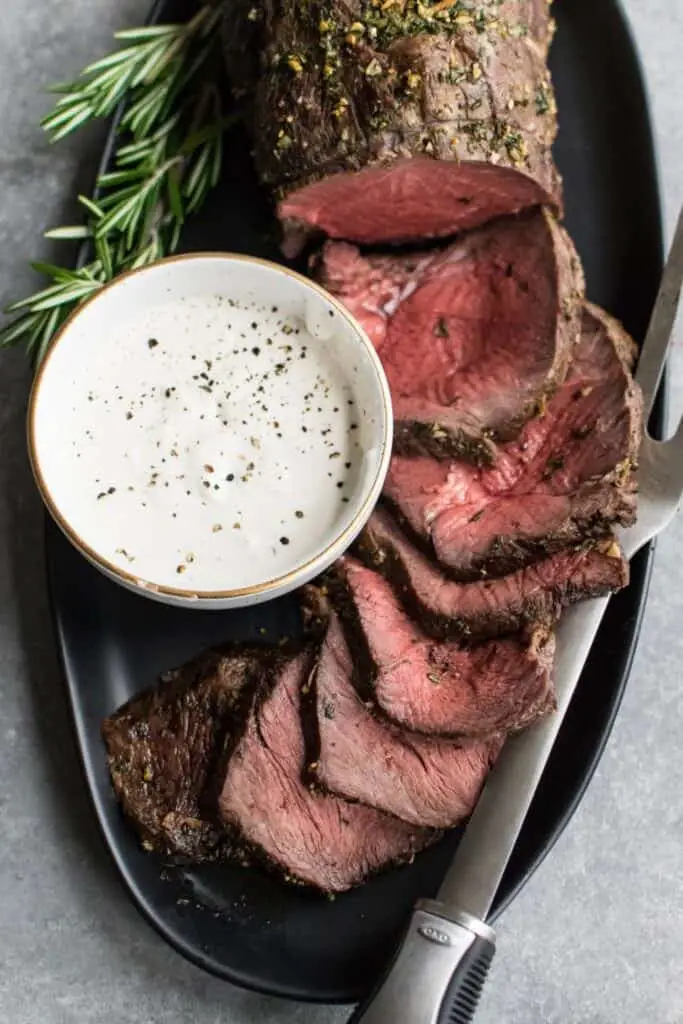 Barefoot Contessa Beef Tenderloin with Horseradish Sauce