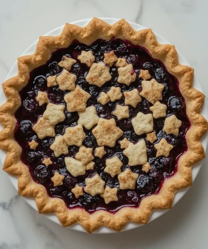 Alton Brown Blueberry Pie