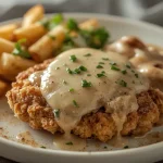 Alton Brown Chicken Fried Steak - recipe card