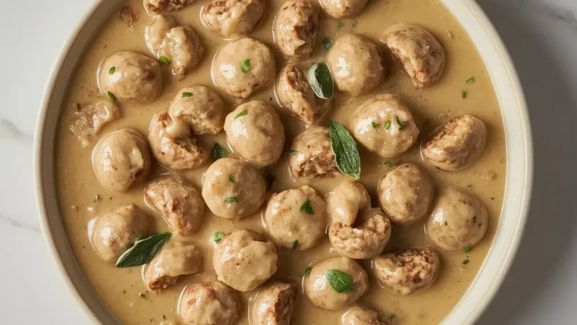 Alton Brown's Turkey Sausage Gravy 4 Alton Brown's Turkey Sausage Gravy