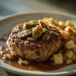 Alton Brown Salisbury Steak - recipe card