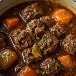 Alton Brown Beef Stew - recipe card