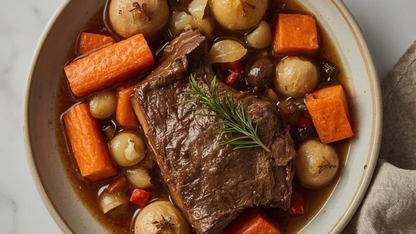Alton Brown Inspired Pot Roast Recipe 4 Alton Brown Pot Roast (Non-Alcoholic, Pork-Free)