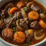Bobby Flay Beef Stew - recipe card