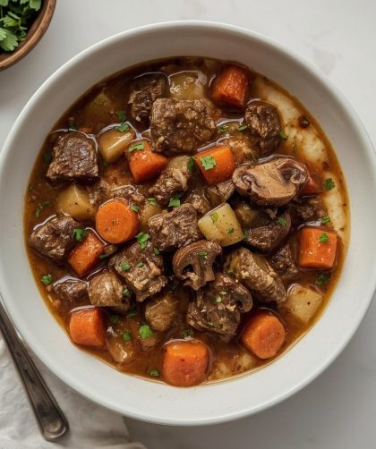 Pioneer Woman Beef Stew and Cheese Grits