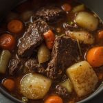 Pioneer Woman Beef Stew with Root Vegetables - recipe card