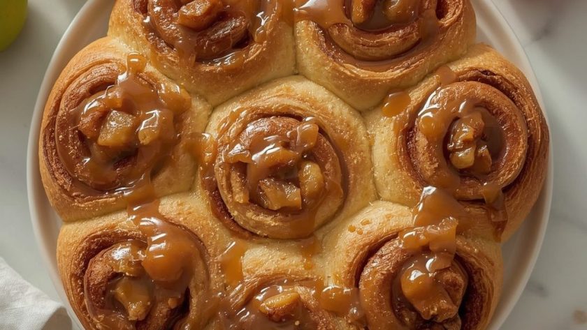 Pioneer Woman Caramel Apple Cinnamon Rolls