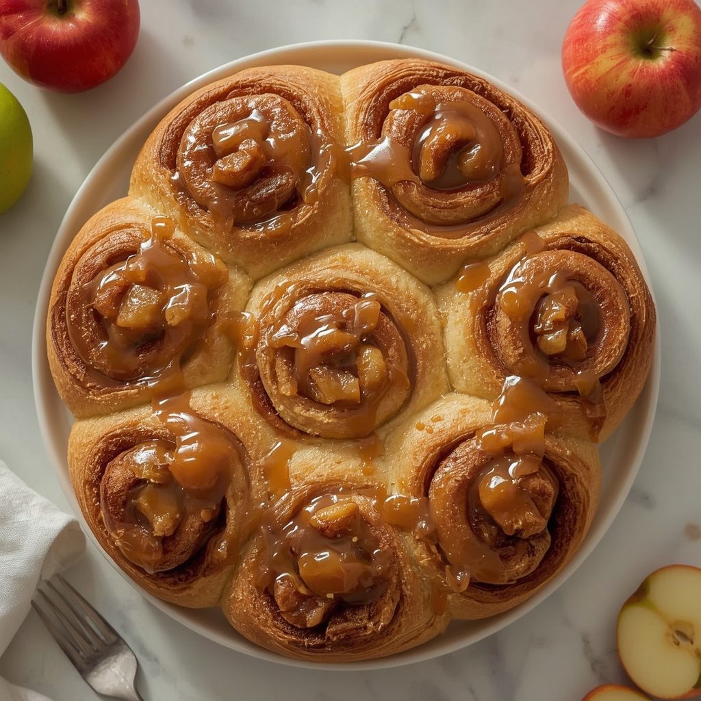 Pioneer Woman Caramel Apple Cinnamon Rolls