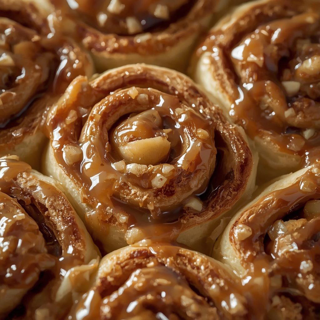 Pioneer Woman Caramel Apple Cinnamon Rolls